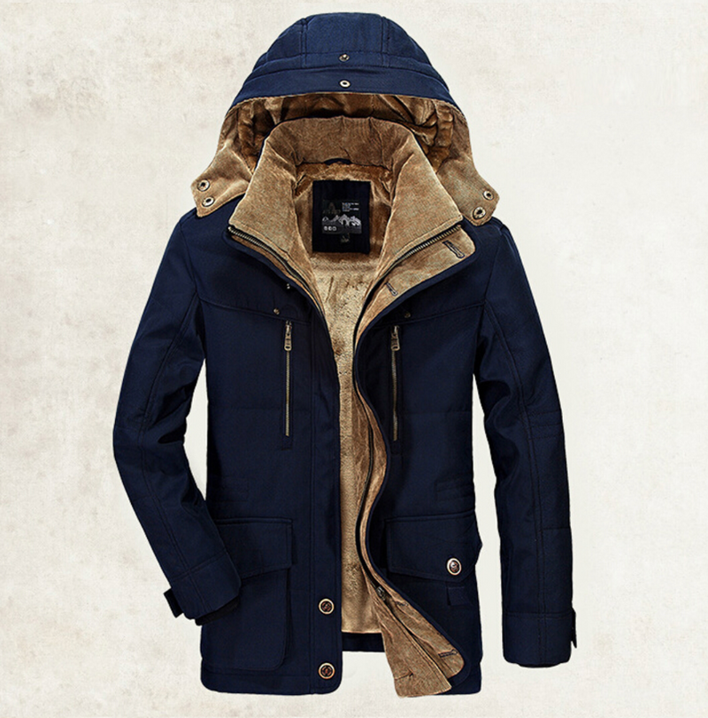 Gemütliche und stylische Winterjacke mit Kapuze