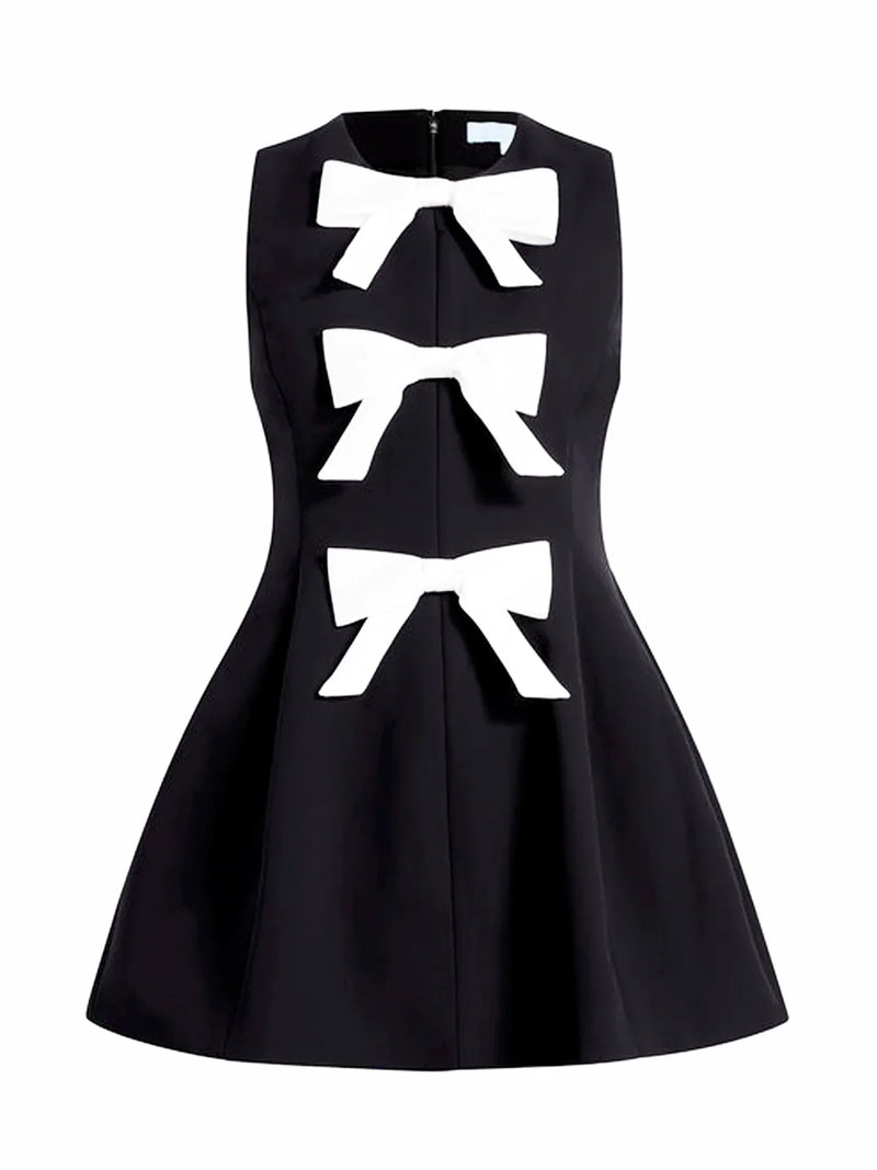 Elegantes Heidi -Kleid Mit Schleife Für Frauen