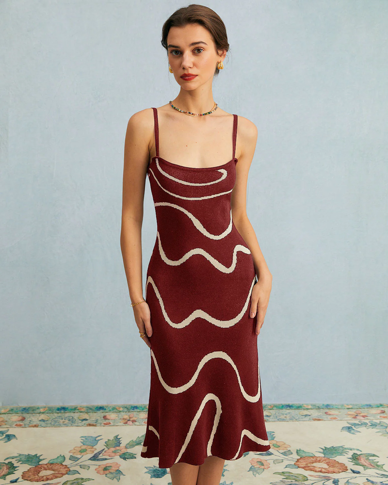 Midikleid aus Nixenstrick
