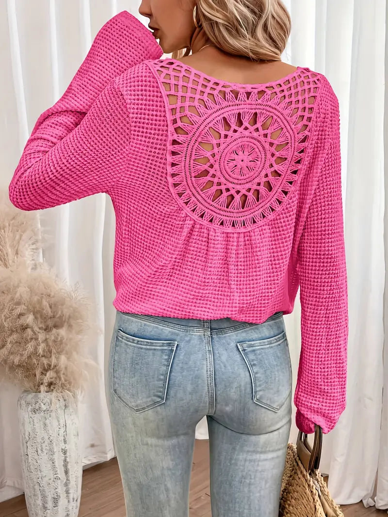 Becky – Eleganter V-Ausschnitt-Pullover mit zeitlosem Design