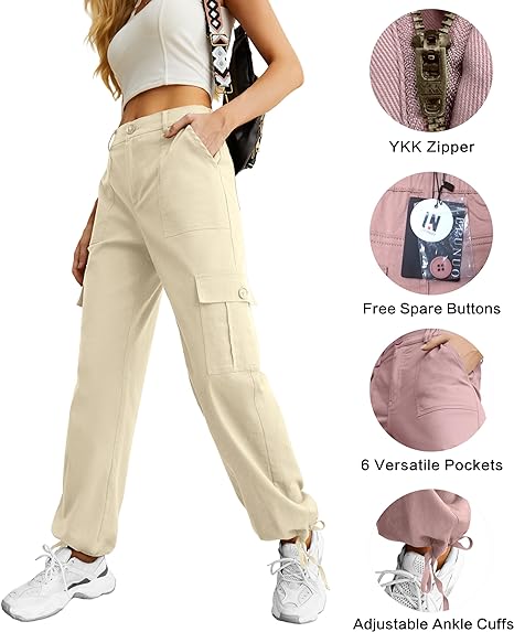 Trendige bequeme hochgeschlossene Hose für Reisen