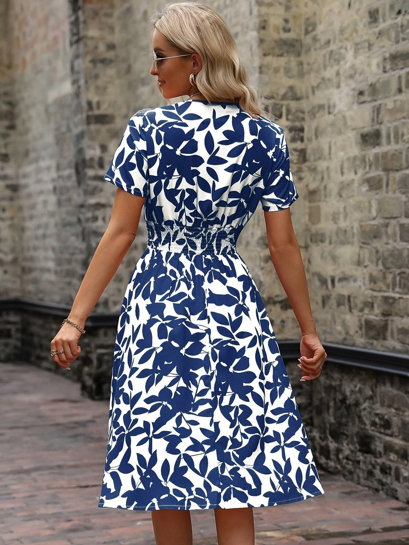 Elegantes Kleid mit Wickelausschnitt für dich