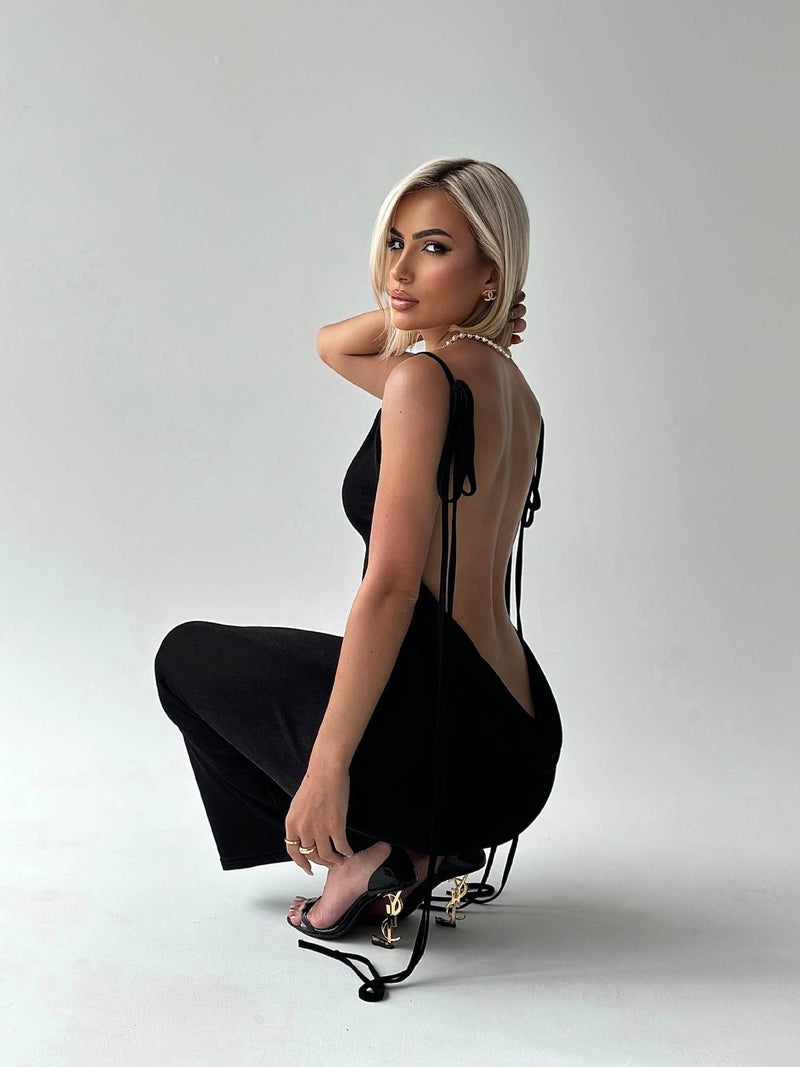 Elegantes mellose Maxikleid für besondere Anlässe