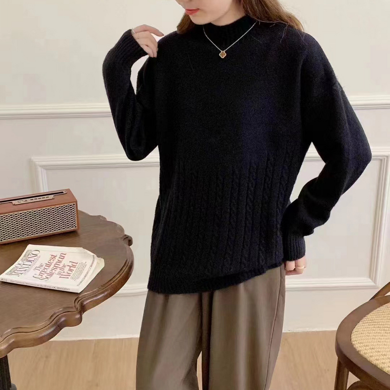 Jamison – Moderner glatter Langarmpullover