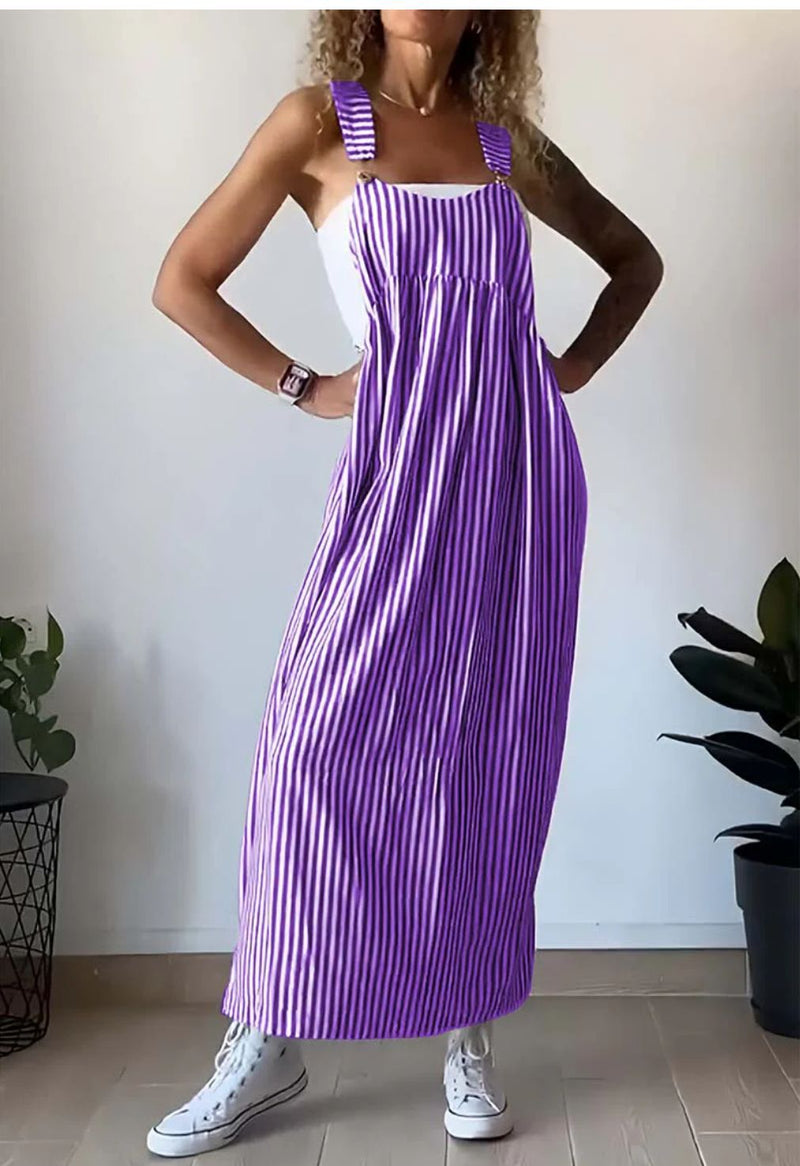 Kuscheliges - Lässiges gestreiftes Kleid für dich
