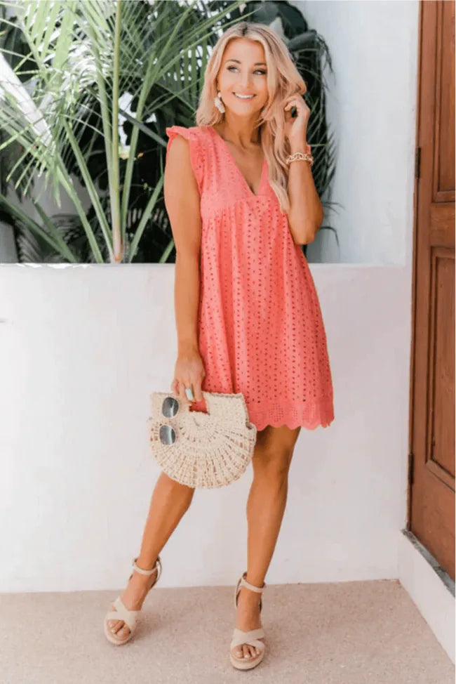 Leichtes - Besticktes Sommerkleid für dich