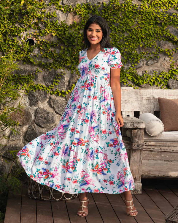 Lioba - Kleid mit Blumendruck