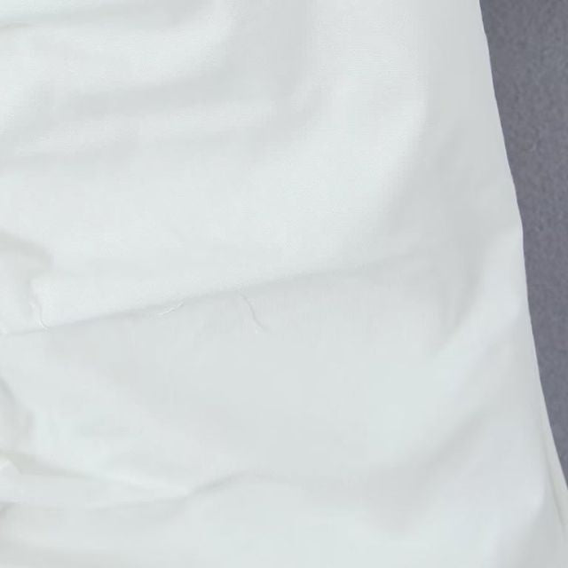 Elegantes Heidi -Baumwoll-Minikleid mit Knopfleiste