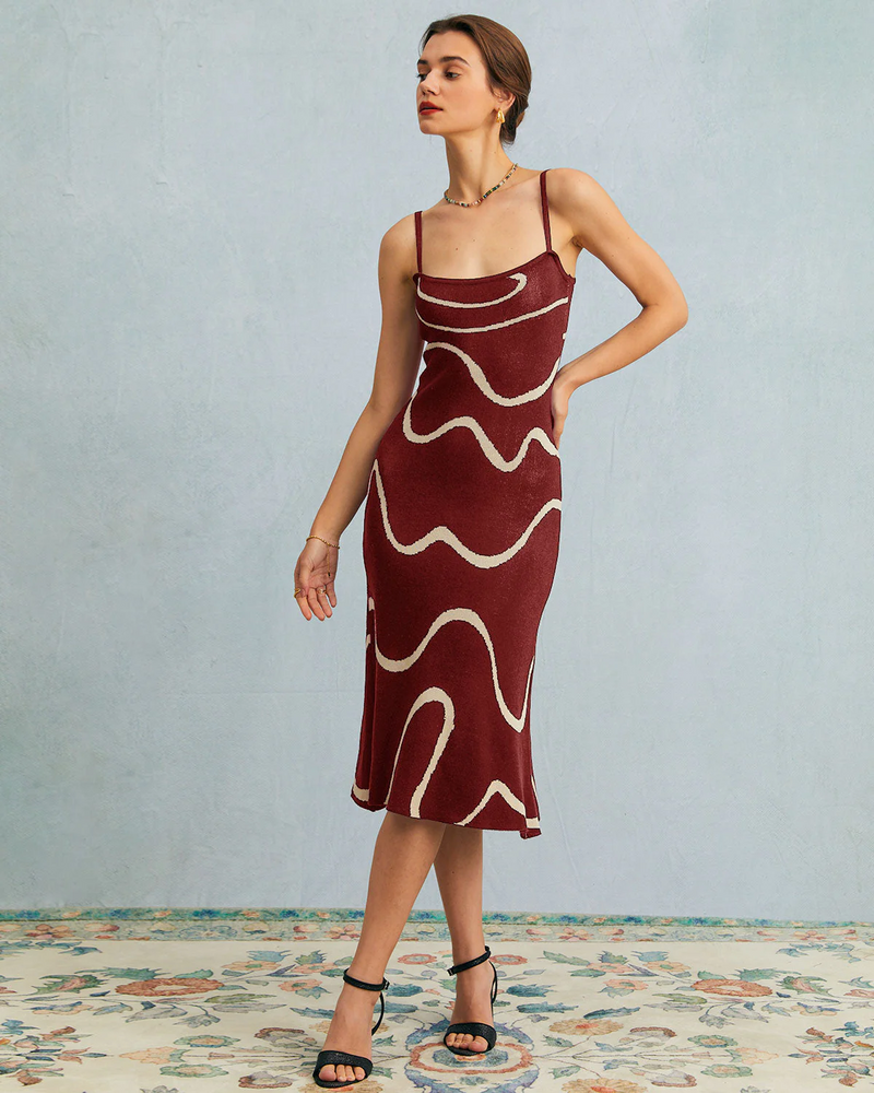 Midikleid aus Nixenstrick