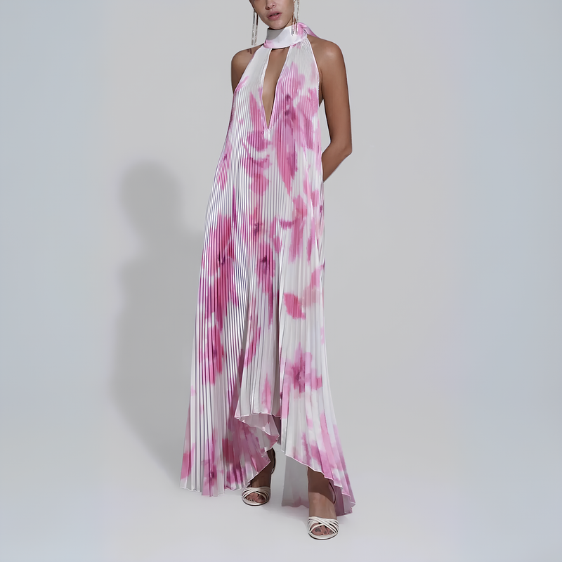 Elegantes Neckholder Maxikleid für jeden Anlass