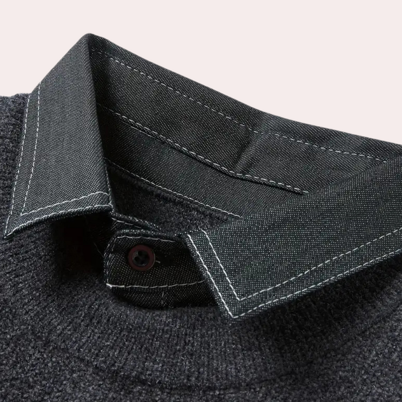 Warme Herren Winterpullover