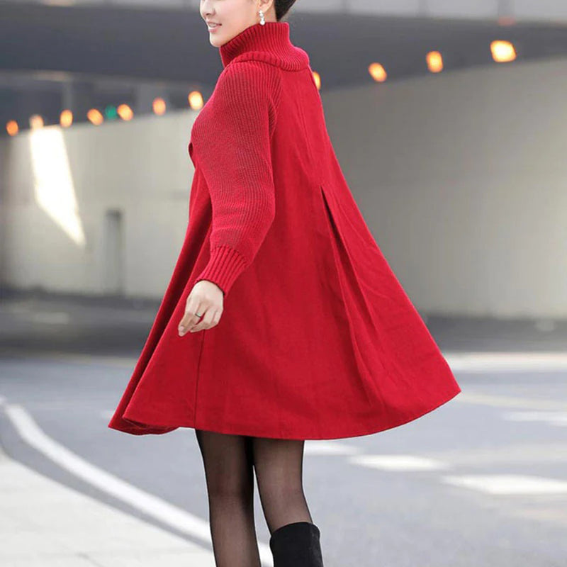 Elegante warme Winterjacke für Damen