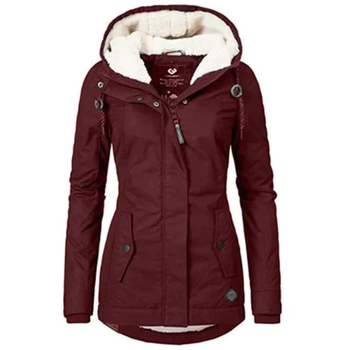 Wärmender eleganter Wintermantel für Damen