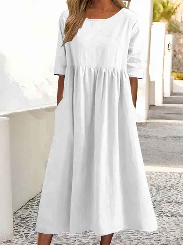 Vintage Halbarmkleid