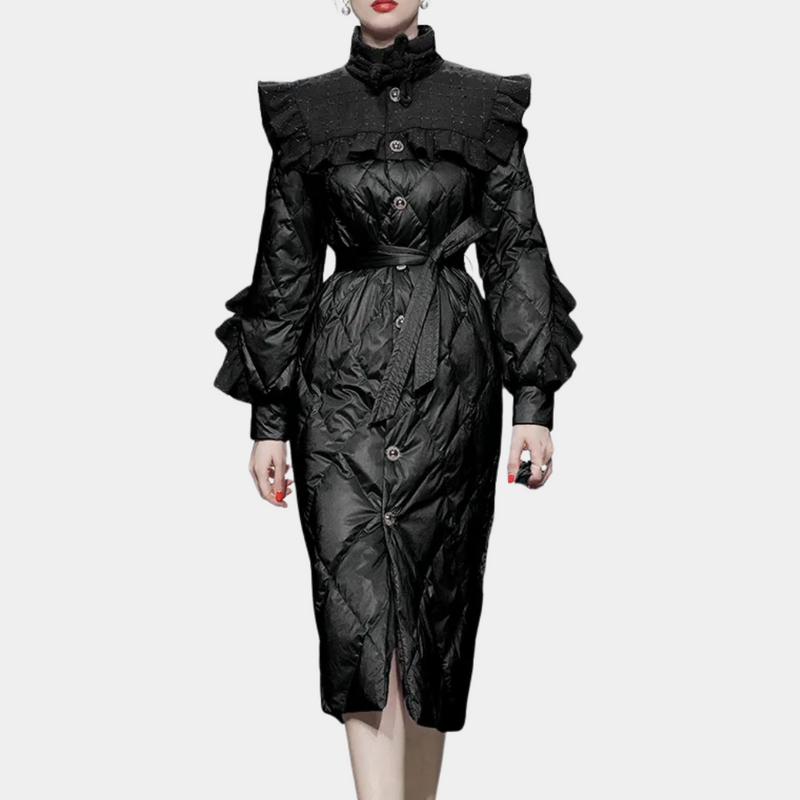 Eleganter warmer Wintermantel für Damen