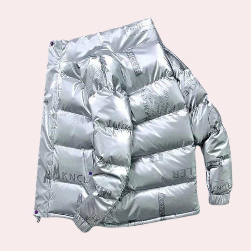 Warme Winterjacke mit Kapuze für Herren