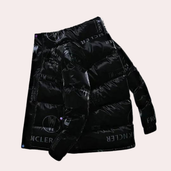 Warme Winterjacke mit Kapuze für Herren
