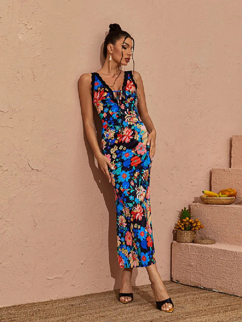 Wunderschönes Elegantes Langes Kleid für Damen