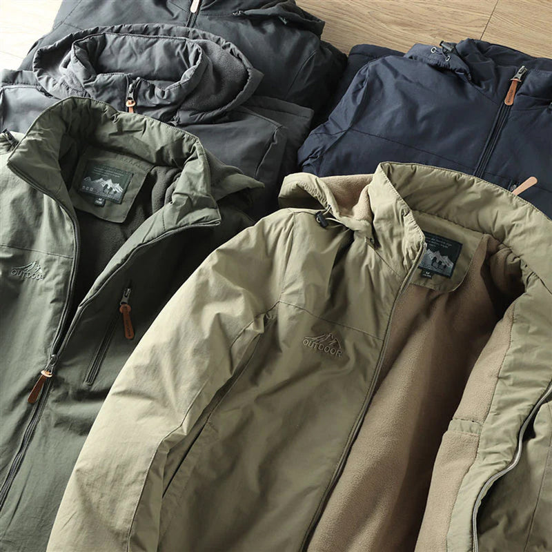 Wetterfeste Fleecejacke für Abenteuer