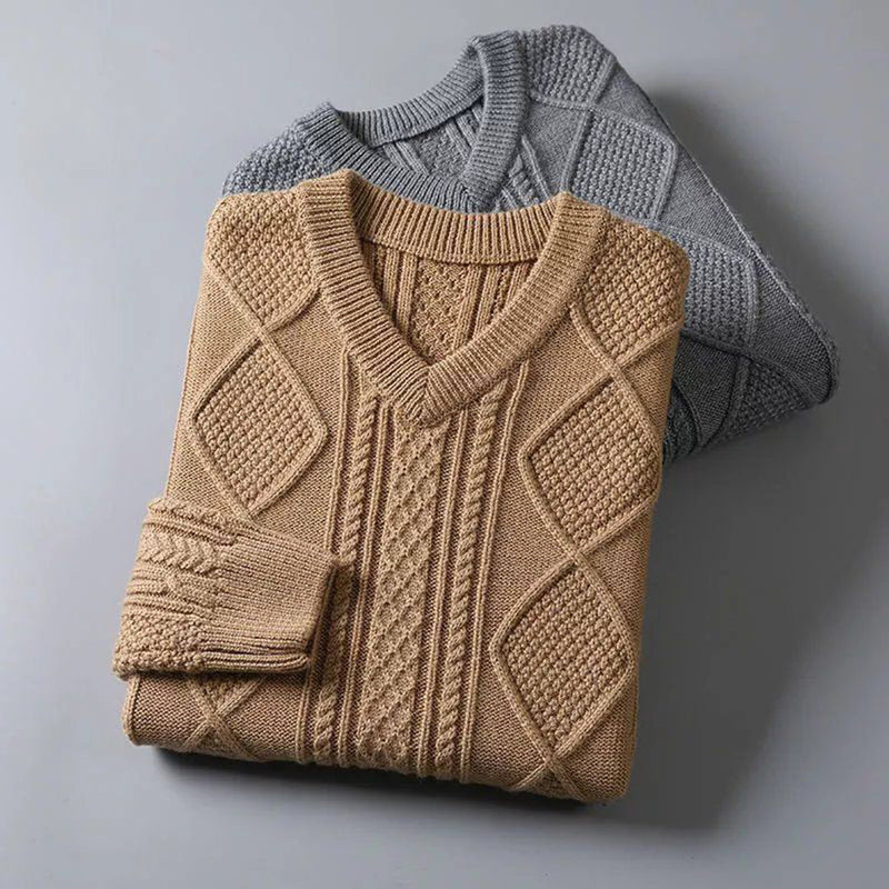 Weicher Herren-Strickpullover