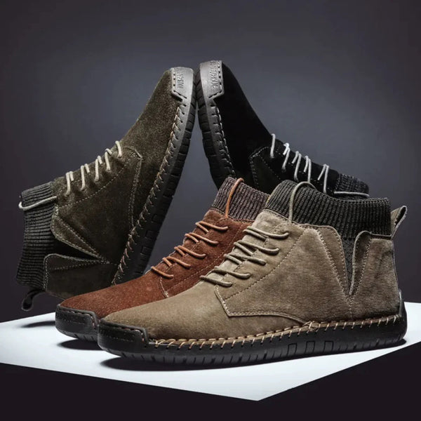 Elegante Herrenstiefel aus echtem Leder