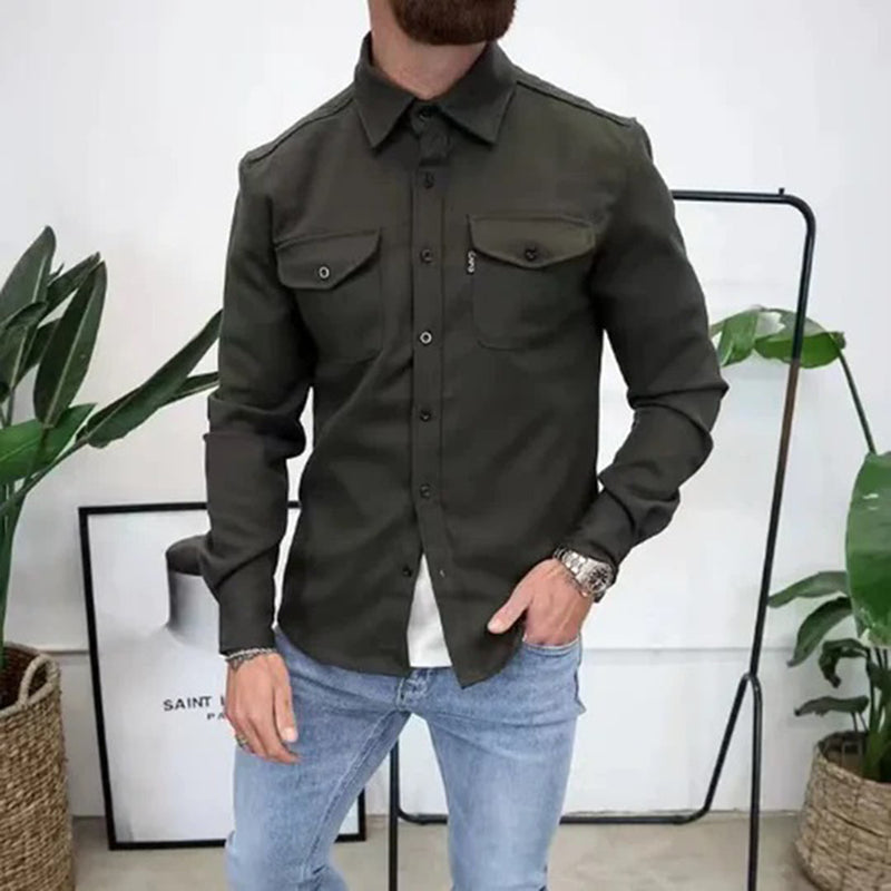 Elegantes langärmeliges Hemd für jede Gelegenheit