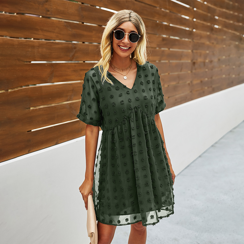 Elegantes A-Linien Mini-Kleid für Jeden Anlass