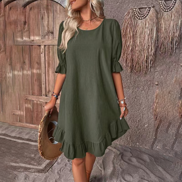 Elegantes Puffärmelkleid für jeden Anlass