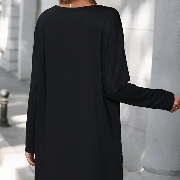 Kuscheliges | Katze Langärmelig Lässiges Kleid für dich