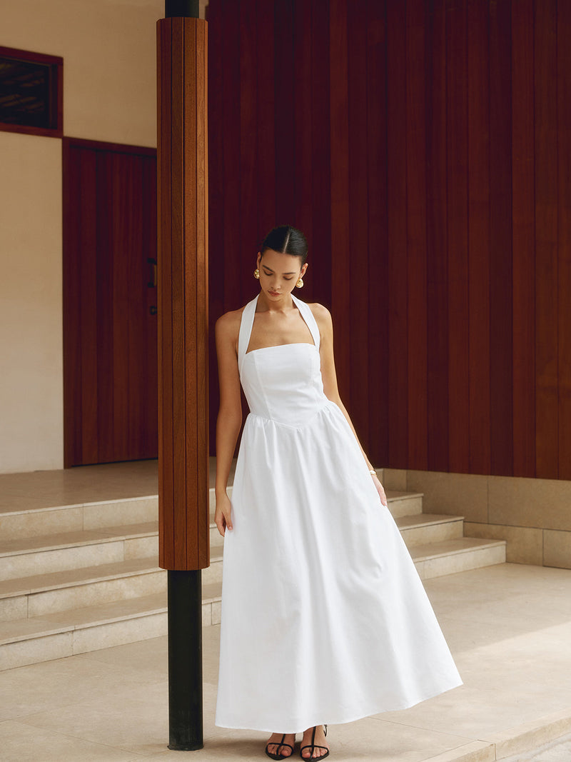 Elegantes Langkleid für Frauen in Schickem Stil