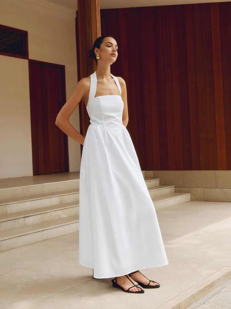 Elegantes Langkleid für Frauen in Schickem Stil