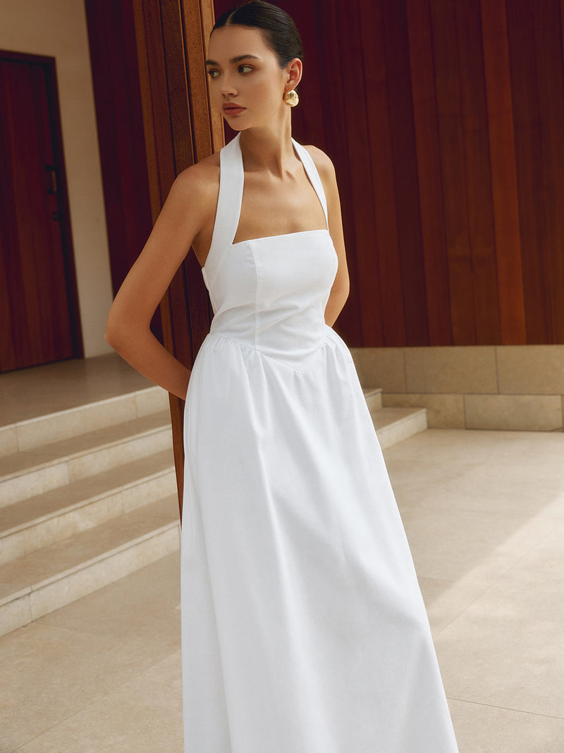 Elegantes Langkleid für Frauen in Schickem Stil