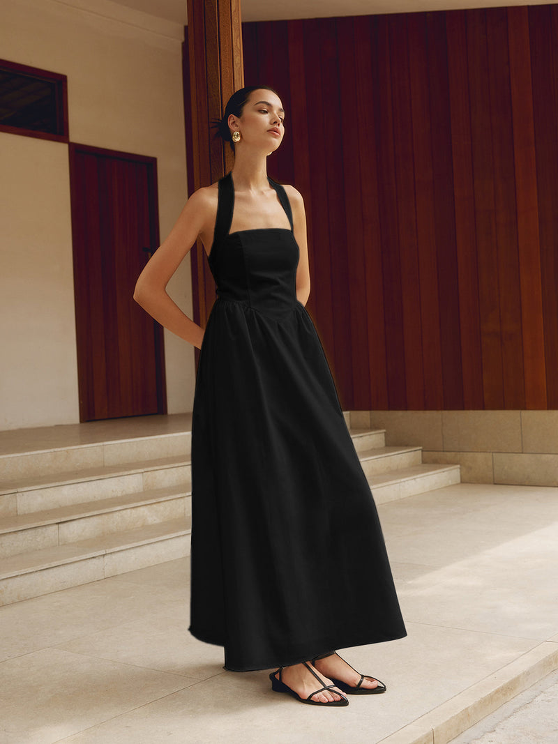 Elegantes Langkleid für Frauen in Schickem Stil