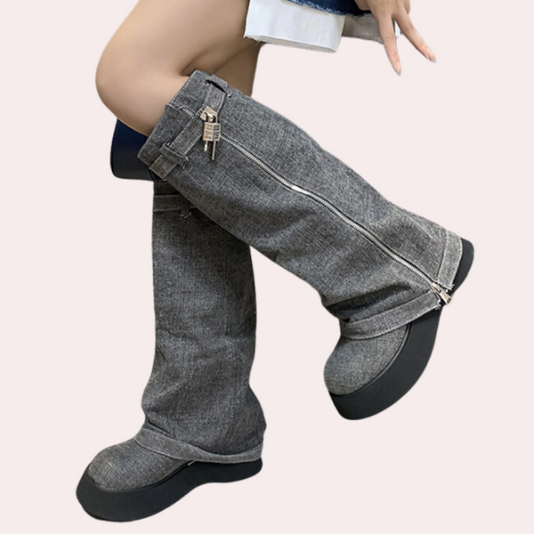 DULCE - Trendige Denim-Stiefel für Damen