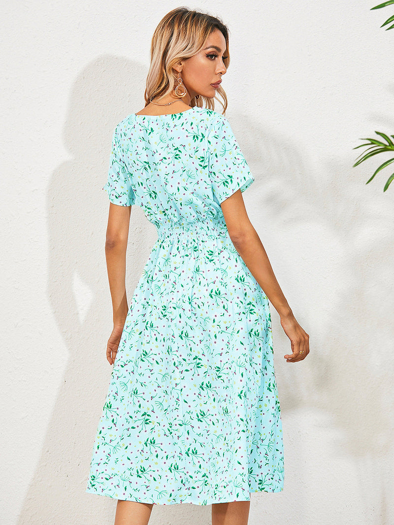 Kuscheliges Sommerkleid mit Blumendruck für dich
