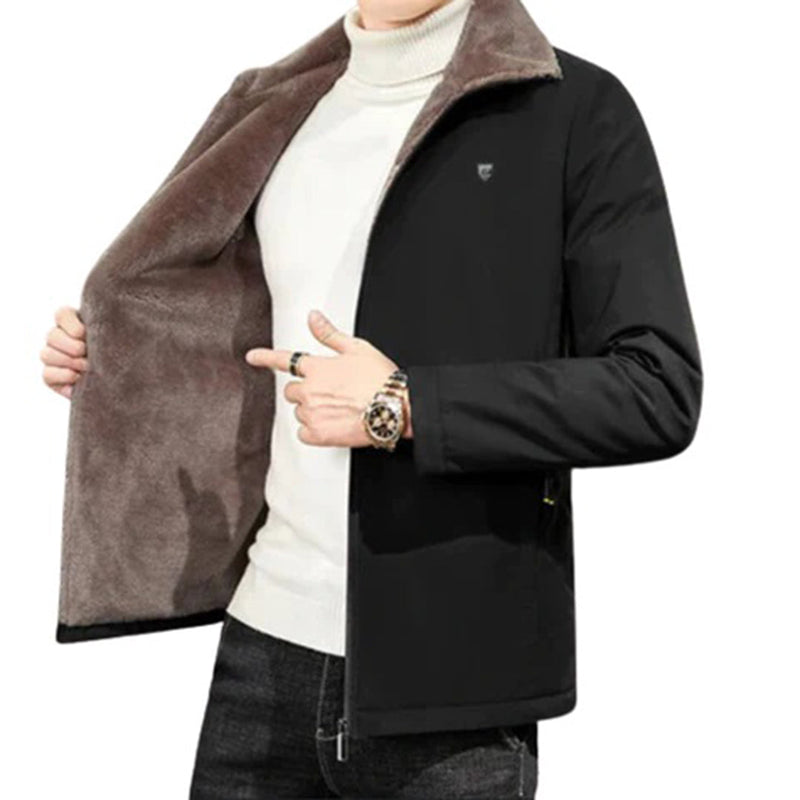 Warmer, eleganter Wintermantel für Herren