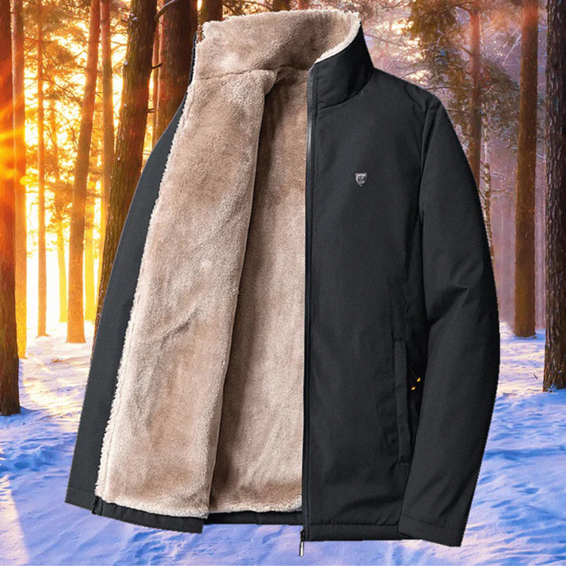 Warmer, eleganter Wintermantel für Herren