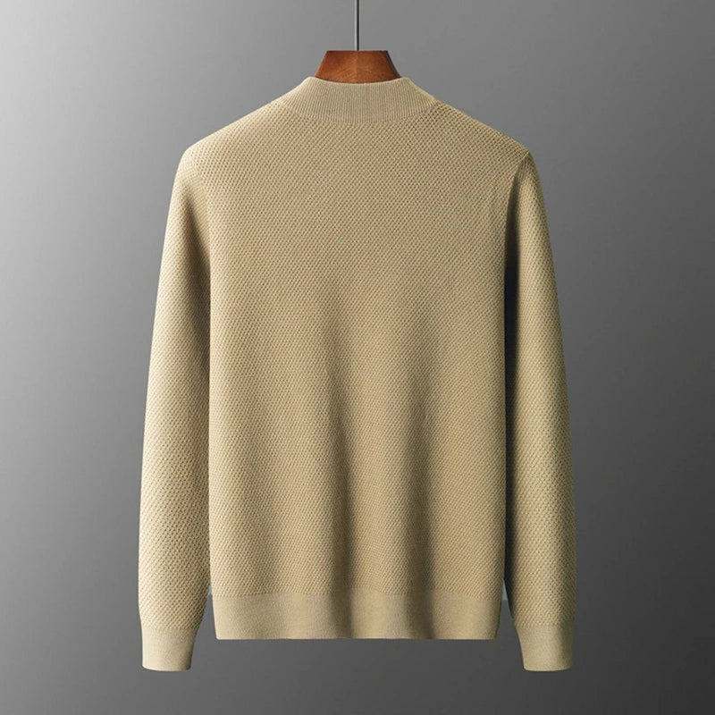 Weiches Herren-Strickjacke aus Wolle