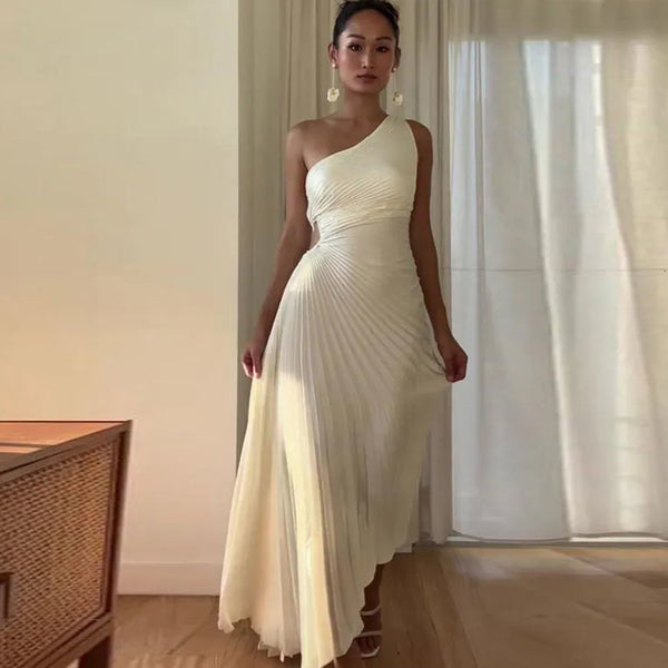 Elegante Plisseekleid für stilvolle Anlässe