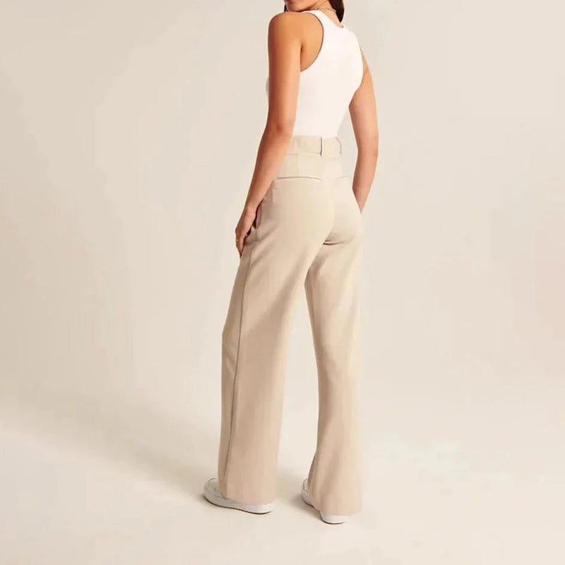 CELINA - Hose mit hoher Taille