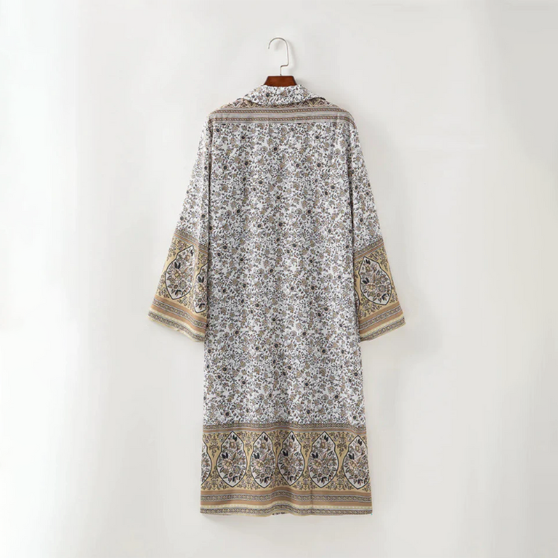 Elegante Sommerlange Kleid für stilvolle Auftritte