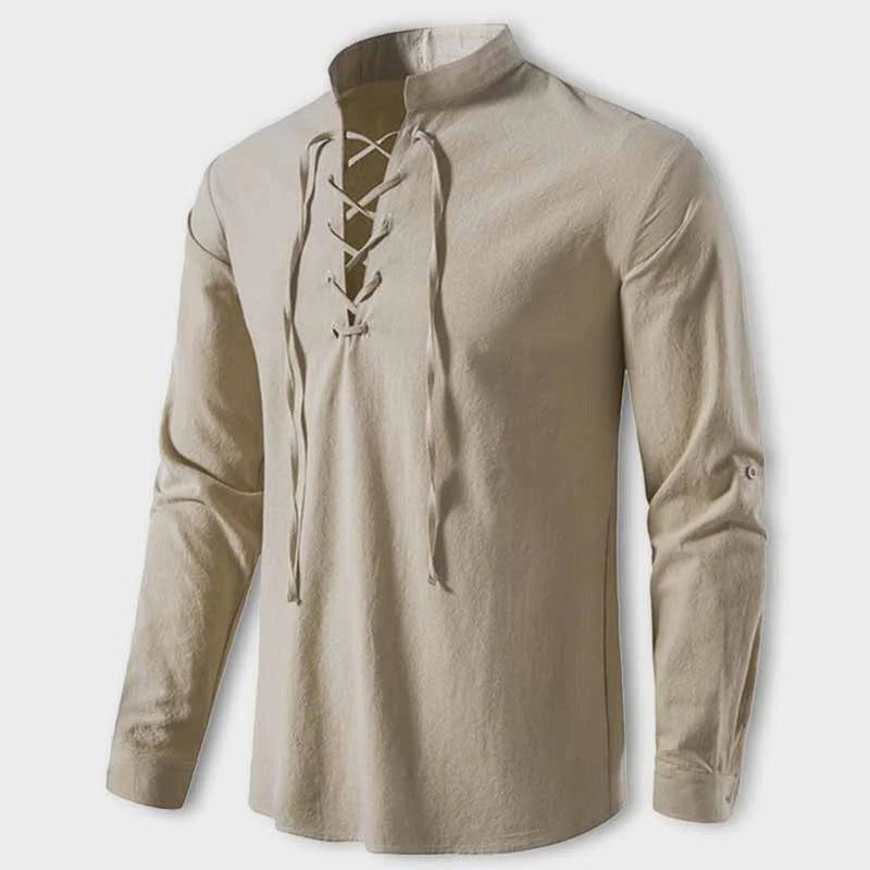 LASZLO - Elegantes V-Ausschnitt-Shirt