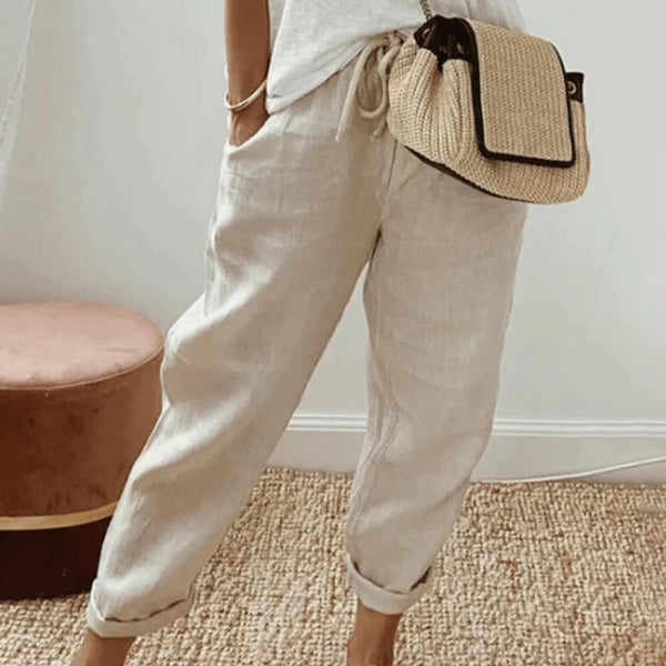 MARTINA - Bequeme Hose mit Kordelzug