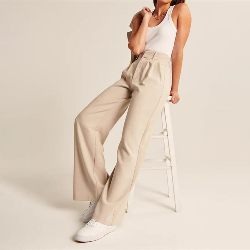 CELINA - Hose mit hoher Taille