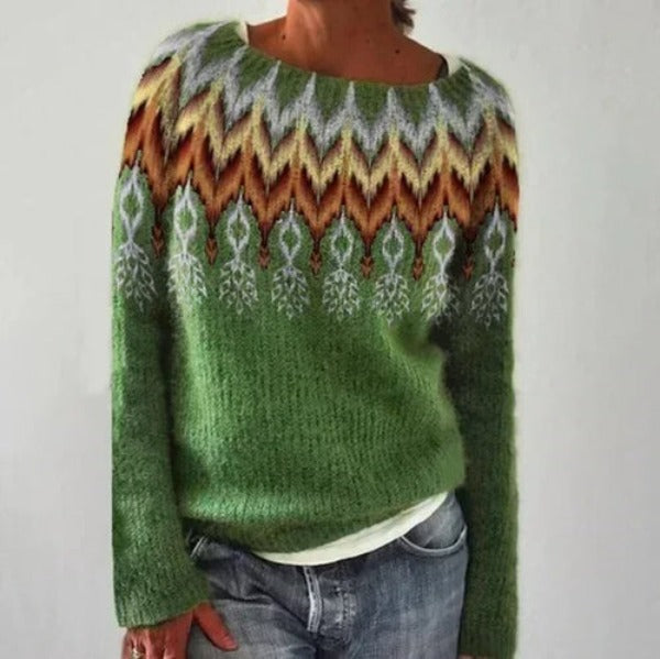 Lena - Geometrisch stilvoller Pullover