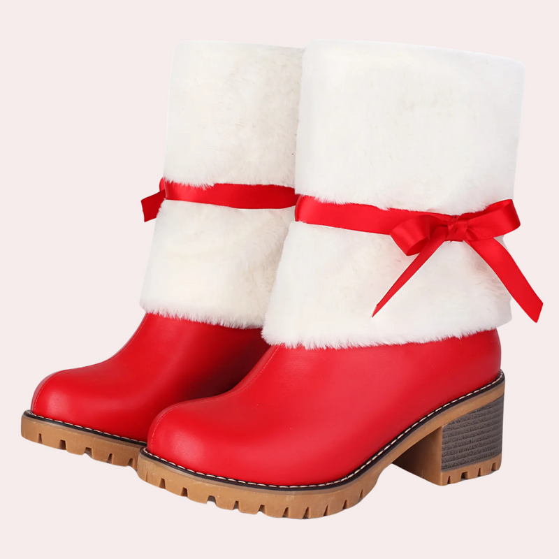 Elegante und warme Weihnachtsstiefel für Damen