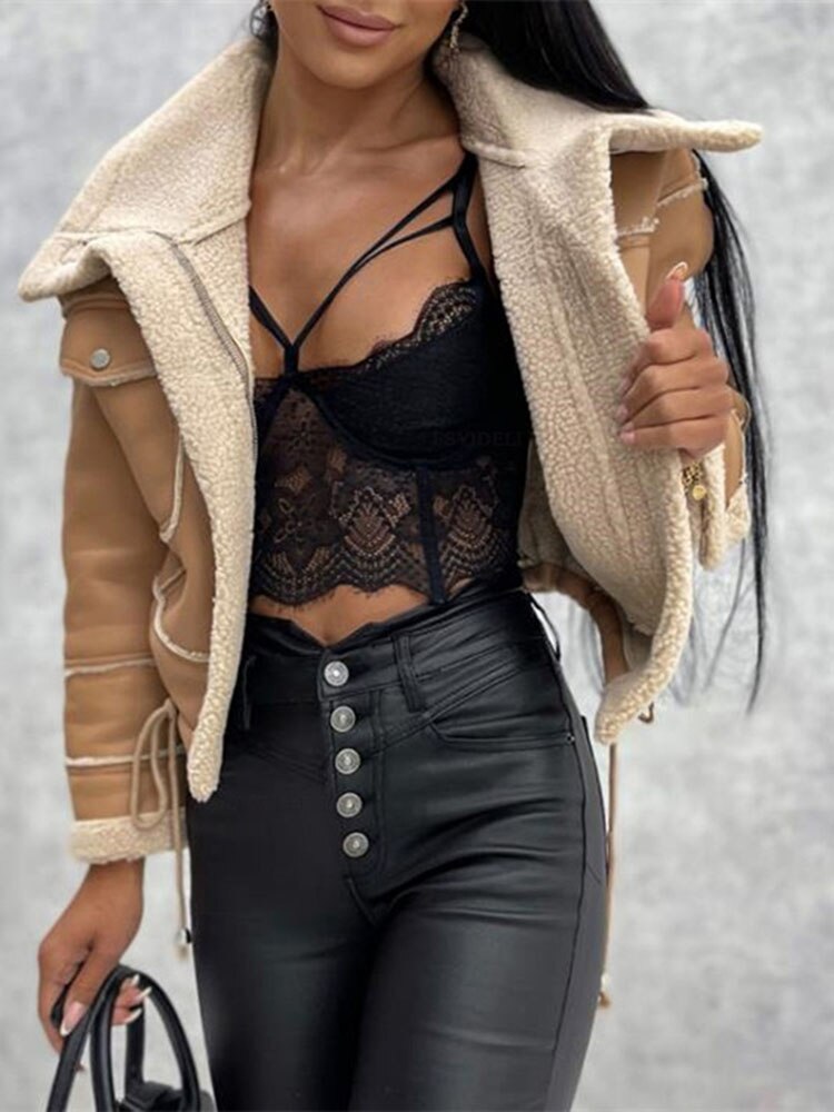 Clara - Stylische und warme Pilotenjacke