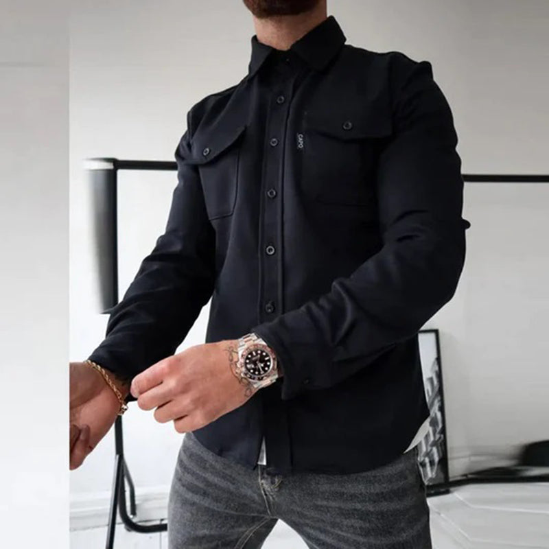 Elegantes langärmeliges Hemd für jede Gelegenheit