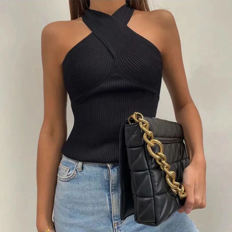 Waverly - Elegantes Top mit überkreuztem Träger