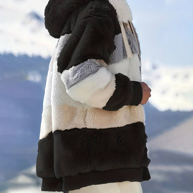 Harriet – Fleecejacke mit Kapuze für Damen
